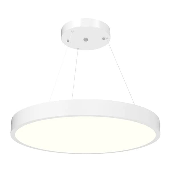 Westgate 24in. LED Power and CCT Selectable Round Suspended Up/Down Panel Light SCR-24D-MCTP-D - main